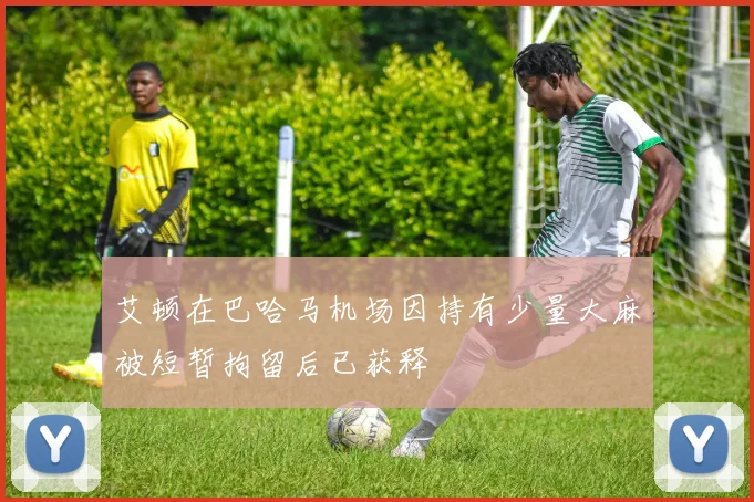 艾顿在巴哈马机场因持有少量大麻被短暂拘留后已获释